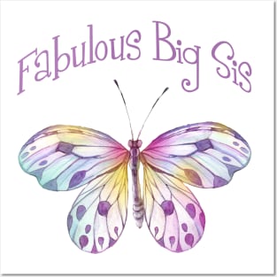Fabulous Big Sister Butterfly Posters and Art